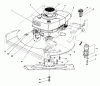 Toro 20718C - Lawnmower, 1985 (5000001-5999999) Listas de piezas de repuesto y dibujos ENGINE ASSEMBLY