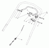 Toro 20718C - Lawnmower, 1985 (5000001-5999999) Listas de piezas de repuesto y dibujos TRACTION CONTROL ASSEMBLY
