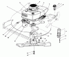 Toro 20718C - Lawnmower, 1986 (6000001-6999999) Listas de piezas de repuesto y dibujos ENGINE ASSEMBLY