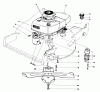 Toro 20720 - Lawnmower, 1981 (1000001-1999999) Listas de piezas de repuesto y dibujos ENGINE ASSEMBLY