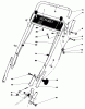 Toro 20735 - Lawnmower, 1979 (9000001-9999999) Listas de piezas de repuesto y dibujos HANDLE ASSEMBLY