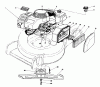 Toro 20745C - Lawnmower, 1986 (6000001-6999999) Listas de piezas de repuesto y dibujos ENGINE ASSEMBLY