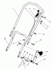 Toro 20745C - Lawnmower, 1986 (6000001-6999999) Listas de piezas de repuesto y dibujos HANDLE ASSEMBLY