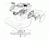 Toro 20745C - Lawnmower, 1987 (7000001-7999999) Listas de piezas de repuesto y dibujos ENGINE ASSEMBLY