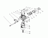 Toro 20745C - Lawnmower, 1988 (8000001-8999999) Listas de piezas de repuesto y dibujos CARBURETOR ASSEMBLY (ENGINE NO. 47PG6)