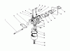 Toro 20745C - Lawnmower, 1988 (8000001-8999999) Listas de piezas de repuesto y dibujos CARBURETOR ASSEMBLY (ENGINE NO. 47PH7)