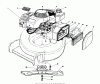 Toro 20745C - Lawnmower, 1988 (8000001-8999999) Listas de piezas de repuesto y dibujos ENGINE ASSEMBLY (USED ON UNITS WITH SERIAL NO. 8000001 THRU 8000401)