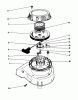 Toro 20746C - Lawnmower, 1988 (8000001-8999999) Listas de piezas de repuesto y dibujos RECOIL ASSEMBLY (ENGINE NO. 47PH7)