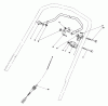 Toro 20747 - Lawnmower, 1985 (5000001-5999999) Listas de piezas de repuesto y dibujos TRACTION CONTROL ASSEMBLY