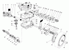 Toro 20747C - Lawnmower, 1986 (6000001-6999999) Listas de piezas de repuesto y dibujos GEAR CASE ASSEMBLY (MACHINE SERIAL NO-S. 6900101 THRU 6903100)