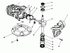 Toro 20747C - Lawnmower, 1987 (7000001-7999999) Listas de piezas de repuesto y dibujos CRANKSHAFT ASSEMBLY (MODEL NO. 47PG6)