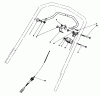 Toro 20747C - Lawnmower, 1987 (7000001-7999999) Listas de piezas de repuesto y dibujos TRACTION CONTROL ASSEMBLY