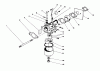 Toro 20747C - Lawnmower, 1988 (8000001-8999999) Listas de piezas de repuesto y dibujos CARBURETOR ASSEMBLY (MODEL NO. 47PG7)