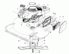 Toro 20747C - Lawnmower, 1988 (8000001-8999999) Listas de piezas de repuesto y dibujos ENGINE ASSEMBLY (MODEL NO. 47PG7)