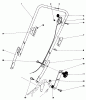 Toro 20752 - Lawnmower, 1979 (9000001-9999999) Listas de piezas de repuesto y dibujos HANDLE ASSEMBLY