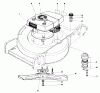 Toro 20758 - Lawnmower, 1982 (2000001-2999999) Listas de piezas de repuesto y dibujos ENGINE ASSEMBLY