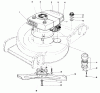 Toro 20758 - Lawnmower, 1983 (3000001-3999999) Listas de piezas de repuesto y dibujos ENGINE ASSEMBLY