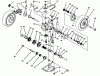 Toro 20761B - Lawnmower, 1993 (39000001-39999999) Listas de piezas de repuesto y dibujos GEAR CASE ASSEMBLY