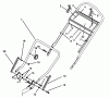 Toro 20761B - Lawnmower, 1993 (39000001-39999999) Listas de piezas de repuesto y dibujos HANDLE ASSEMBLY