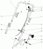 Toro 20762 - Lawnmower, 1979 (9000001-9999999) Listas de piezas de repuesto y dibujos HANDLE ASSEMBLY