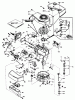 Toro 20762 - Lawnmower, 1981 (1000001-1999999) Listas de piezas de repuesto y dibujos ENGINE TECUMSEH MODEL NO. TNT 100-10066D