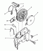 Toro 20762 - Lawnmower, 1982 (2000001-2999999) Listas de piezas de repuesto y dibujos STARTER NO. 590531