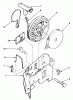 Toro 20762C - Lawnmower, 1985 (5000001-5999999) Listas de piezas de repuesto y dibujos REWIND STARTER NO. 590531