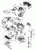 Toro 20762C - Lawnmower, 1986 (6000001-6999999) Listas de piezas de repuesto y dibujos ENGINE TECUMSEH MODEL NO. TNT 100-1OO99E