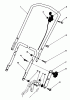 Toro 20762C - Lawnmower, 1986 (6000001-6999999) Listas de piezas de repuesto y dibujos HANDLE ASSEMBLY