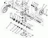 Toro 20763B - Lawnmower, 1993 (39000001-39999999) Listas de piezas de repuesto y dibujos GEAR CASE ASSEMBLY
