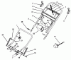 Toro 20763B - Lawnmower, 1993 (39000001-39999999) Listas de piezas de repuesto y dibujos HANDLE ASSEMBLY