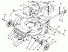 Toro 20763B - Lawnmower, 1993 (39000001-39999999) Listas de piezas de repuesto y dibujos HOUSING ASSEMBLY