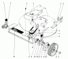 Toro 20770 - Lawnmower, 1982 (2000001-2999999) Listas de piezas de repuesto y dibujos FRONT WHEEL & PIVOT ARM ASSEMBLY
