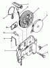 Toro 20770 - Lawnmower, 1982 (2000001-2999999) Listas de piezas de repuesto y dibujos REWIND STARTER NO. 590531