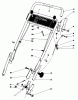 Toro 20775 - Lawnmower, 1979 (9000001-9999999) Listas de piezas de repuesto y dibujos HANDLE ASSEMBLY