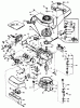 Toro 20775 - Lawnmower, 1982 (2000001-2999999) Listas de piezas de repuesto y dibujos ENGINE TECUMSEH MODEL NO. TNT 100-10079D