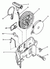 Toro 20775 - Lawnmower, 1982 (2000001-2999999) Listas de piezas de repuesto y dibujos REWIND STARTER NO. 590531