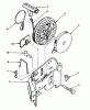 Toro 20780C - Lawnmower, 1985 (5000001-5999999) Listas de piezas de repuesto y dibujos REWIND STARTER NO. 590531