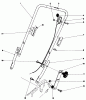 Toro 20788 - Lawnmower, 1979 (9000001-9999999) Listas de piezas de repuesto y dibujos HANDLE ASSEMBLY