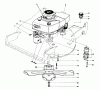 Toro 20790 - Lawnmower, 1981 (1000001-1999999) Listas de piezas de repuesto y dibujos ENGINE ASSEMBLY