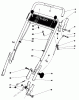 Toro 20810 - Lawnmower, 1979 (9000001-9999999) Listas de piezas de repuesto y dibujos HANDLE ASSEMBLY