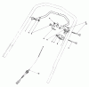 Toro 20810C - Lawnmower, 1985 (5000001-5999999) Listas de piezas de repuesto y dibujos TRACTION CONTROL ASSEMBLY