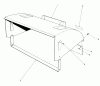 Toro 20825 - Electric Lawnmower, 1981 (1000001-1999999) Listas de piezas de repuesto y dibujos DEFLECTOR ASSEMBLY MODEL NO. 59142 (OPTIONAL)