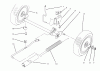 Toro 21010BC - Lawnmower, 1995 (5900001-5999999) Listas de piezas de repuesto y dibujos REAR AXLE ASSEMBLY