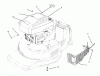 Toro 21011BC - Lawnmower, 1995 (5900001-5999999) Listas de piezas de repuesto y dibujos ENGINE ASSEMBLY