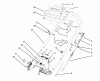 Toro 21011BC - Lawnmower, 1995 (5900001-5999999) Listas de piezas de repuesto y dibujos HANDLE ASSEMBLY