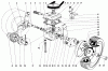 Toro 21100 - Whirlwind Lawnmower, 1968 (8000001-8999999) Listas de piezas de repuesto y dibujos FRONT AXLE & GEAR CASE ASSEMBLY