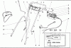 Toro 21100 - Whirlwind Lawnmower, 1968 (8000001-8999999) Listas de piezas de repuesto y dibujos HANDLE ASSEMBLY