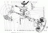 Toro 21101 - Whirlwind Lawnmower, 1969 (9000001-9999999) Listas de piezas de repuesto y dibujos FRONT AXLE & GEAR CASE ASSEMBLY