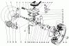 Toro 21104 - Whirlwind Lawnmower, 1970 (0000001-0999999) Listas de piezas de repuesto y dibujos FRONT AXLE & GEAR CASE ASSEMBLY